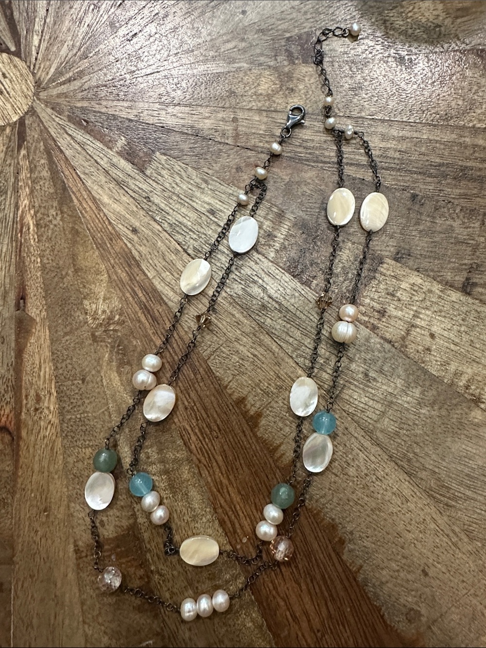 Vintage Silpada Sterling Double Necklace